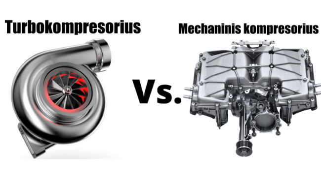 Turbokompresorius ir mechaninis kompresorius