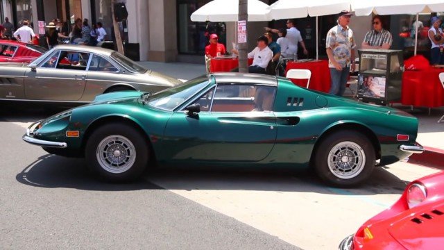 Ferrari Dino 246 GTS dug up